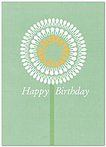 Hope your birthday gives you many reasons to smile! Tooth Flower Birthday Card 199D-Y